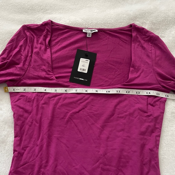 Fashion Nova “Anything but Square” bodysuit - Picture 6 of 8